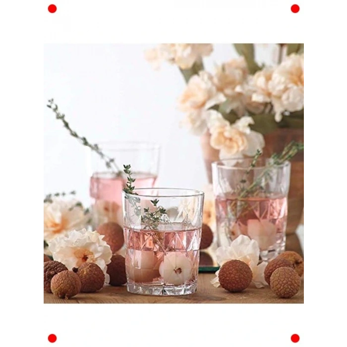 Keops 6lı Şeffaf Meşrubat Bardağı Seti - 345cc