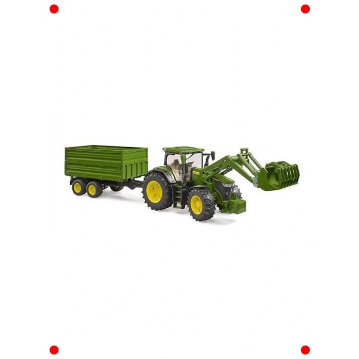 Kepçeli Traktör ve Römork Oyun Seti