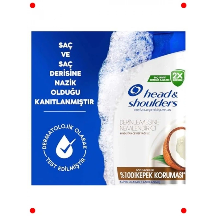 Kepek & Nemlendirici Hindistan Cevizi Yağlı Şampuan 330 ml