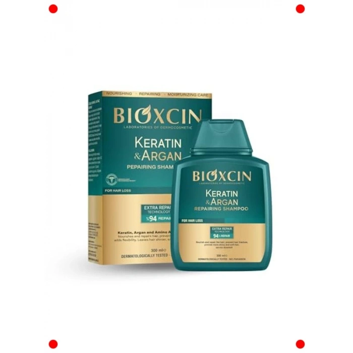 Keratin Argan Onarıcı Şampuan Yıpranmış Saçlar 300ml