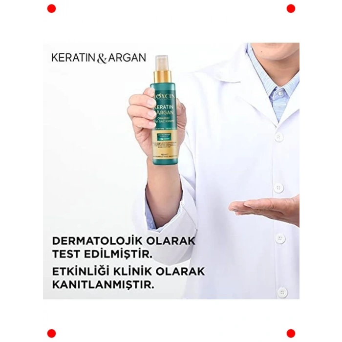 Keratin & Argan Onarıcı Sıvı Saç Bakım Kremi 150 ml