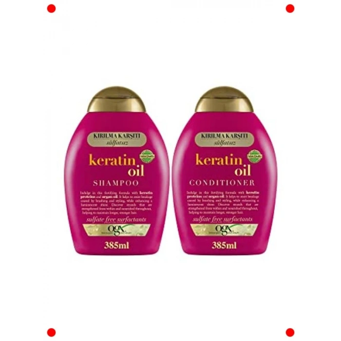 Keratin Yağlı Kırılma Karşıtı Sülfatsız Şampuan & Krem Seti