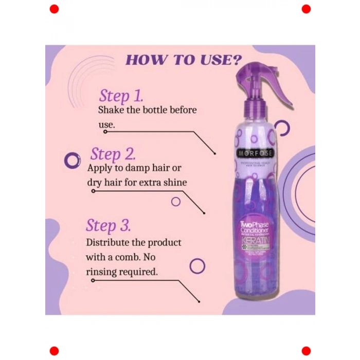 Keratinli Çift Fazlı Fön Suyu 400 ml