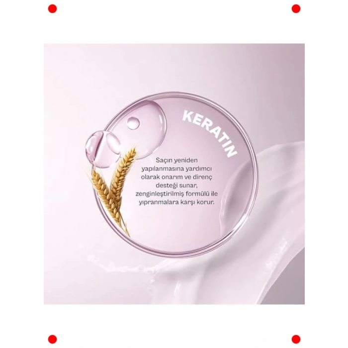 Keratinli Yoğun Saç Bakım Kremi 250 ml - Vegan