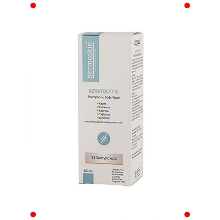Keratolitik Şampuan ve Vücut Yıkama Jeli 200 ml