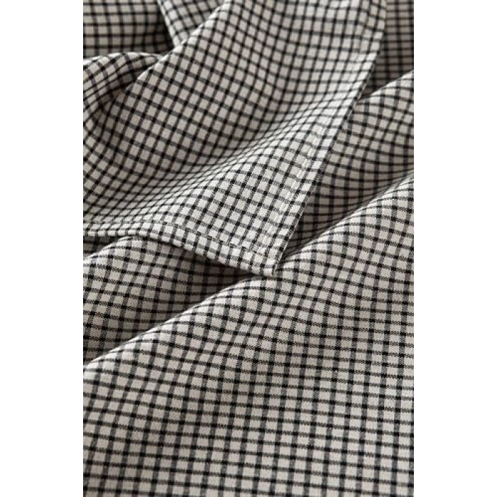 Keten Piti Kareli Piknik Örtüsü, 40 x 150 cm