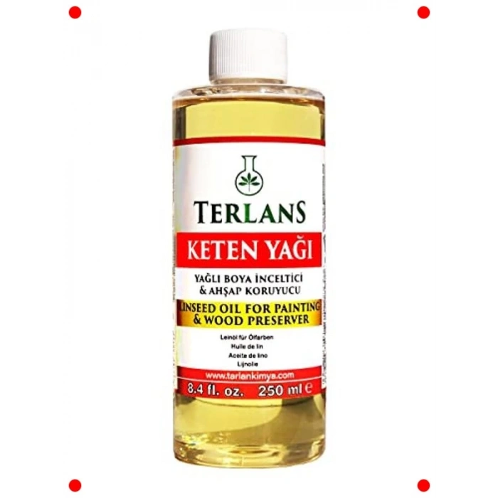 Keten Yağı: Resim & Ahşap Koruyucu, 250 ml