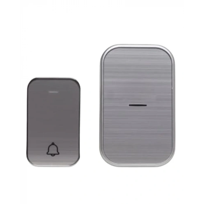 Kinetik Enerjili Kablosuz Kapı Zili, 150 m Mesafe ve 38 Melodi