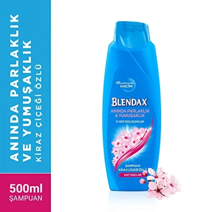 Kiraz çiçeği özlü şampuan, anında parlaklık, 500 ml