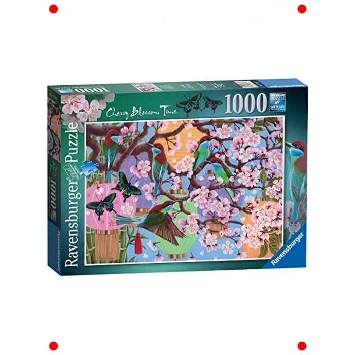 Kiraz Çiçekleri Temalı 1000 Parça Yapboz