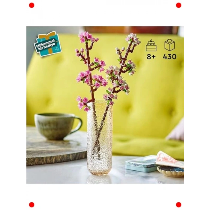 Kiraz Çiçekleri Yapım Seti - Dekoratif