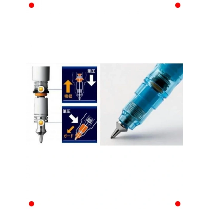 Kırılma Önleyici Mekanik Kalem 0.5mm, Beyaz