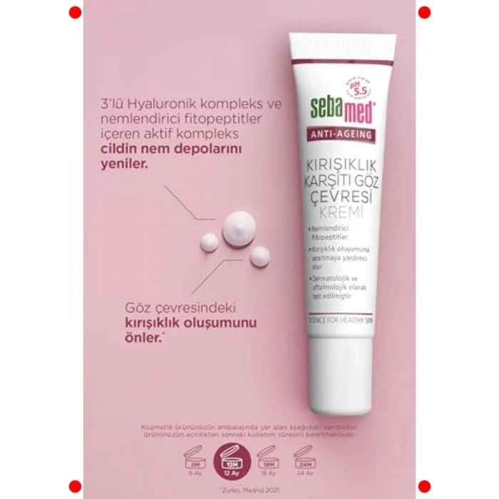 Kırışıklık Karşıtı Göz Çevresi Kremi 15ml