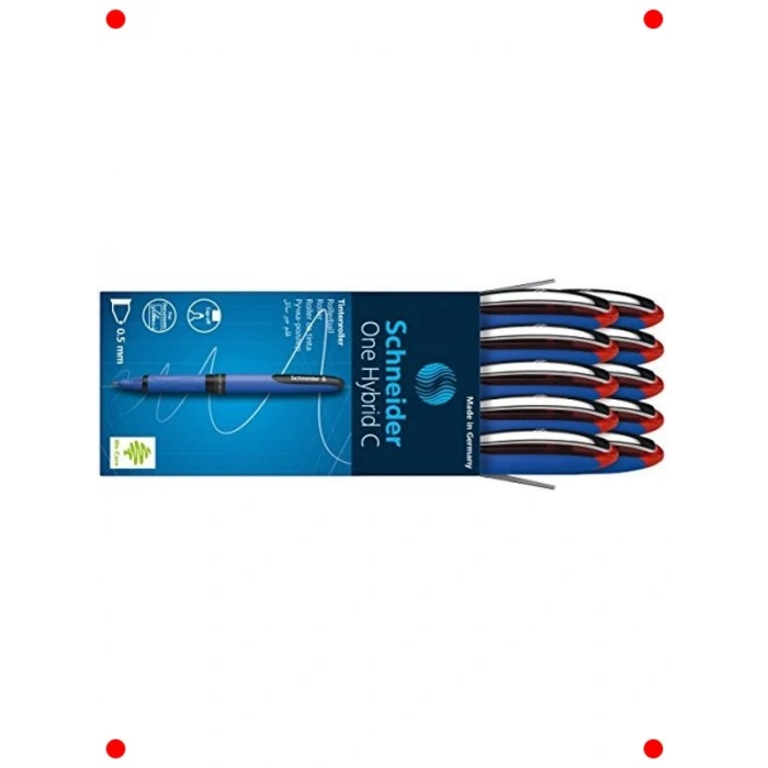 Kırmızı 0.5 mm Hibrit Uçlu Roller Kalem