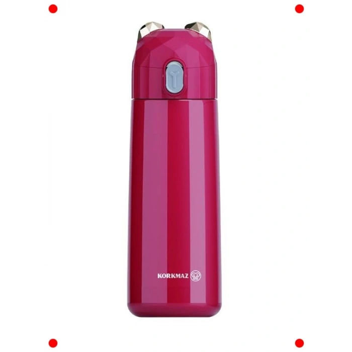 Kırmızı 350 Ml Çocuk Su Şişesi - Taşınabilir Matara