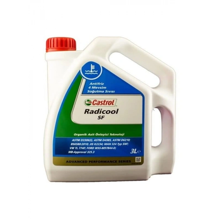 Kırmızı Antifriz, 3 lt Castrol Radicool SF ile Soğutma