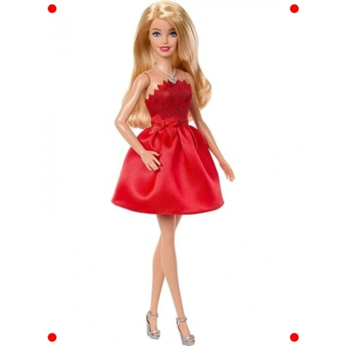 Kırmızı Elbiseli Koleksiyon Bebek Figürü - Özel Üretim