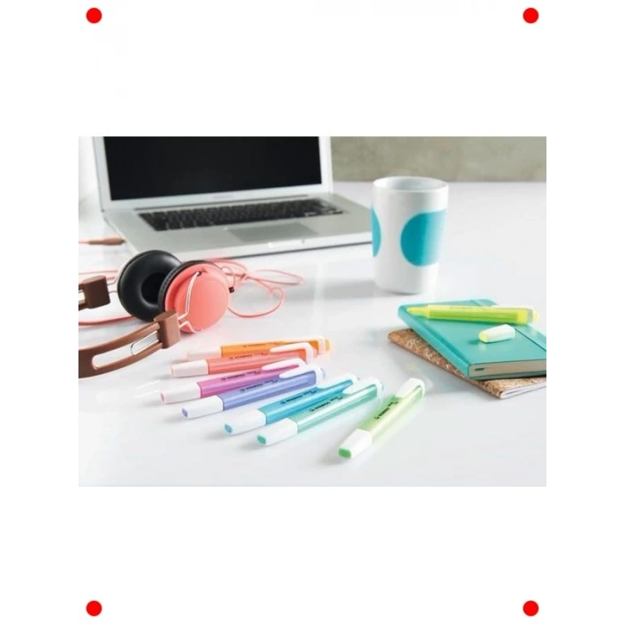 Kırmızı İnce Uçlu Fosforlu Kalem