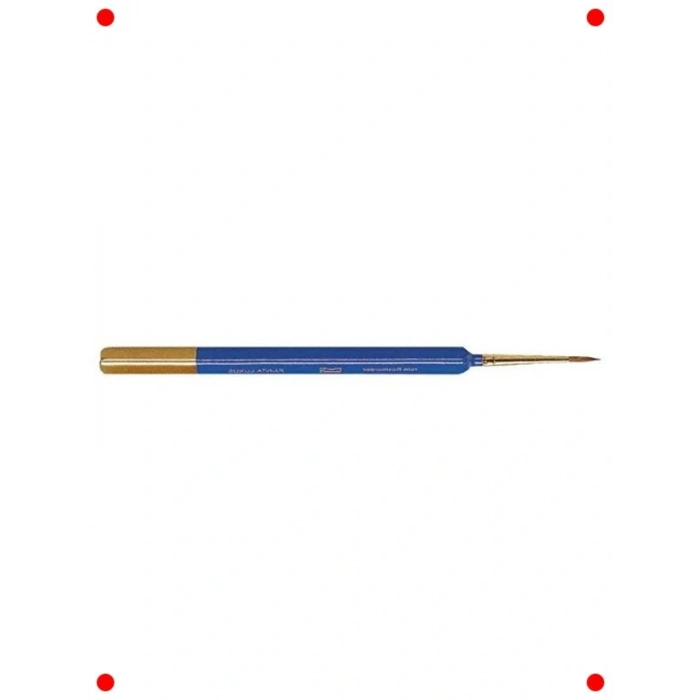 Kırmızı İnce Uçlu Model Fırçası, 00 Ölçü