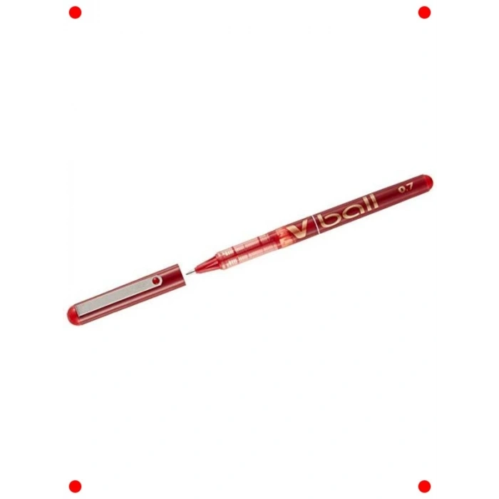 Kırmızı Jel Roller Kalem (0.7 mm Uç)