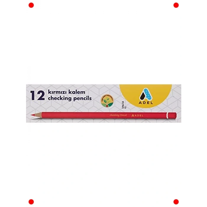 Kırmızı Kontrol Kalemi - Dayanıklı Uç