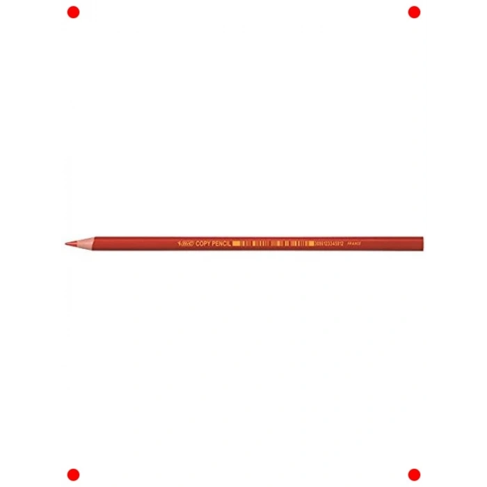 Kırmızı Kopya Kalem Seti, 12 Adet, Dayanıklı