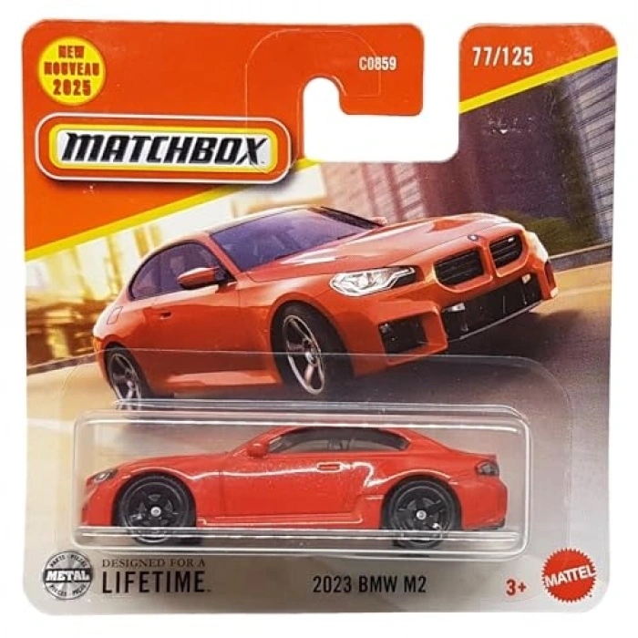 Kırmızı Metalik BMW M2 Model Araba, 1:64 Ölçek