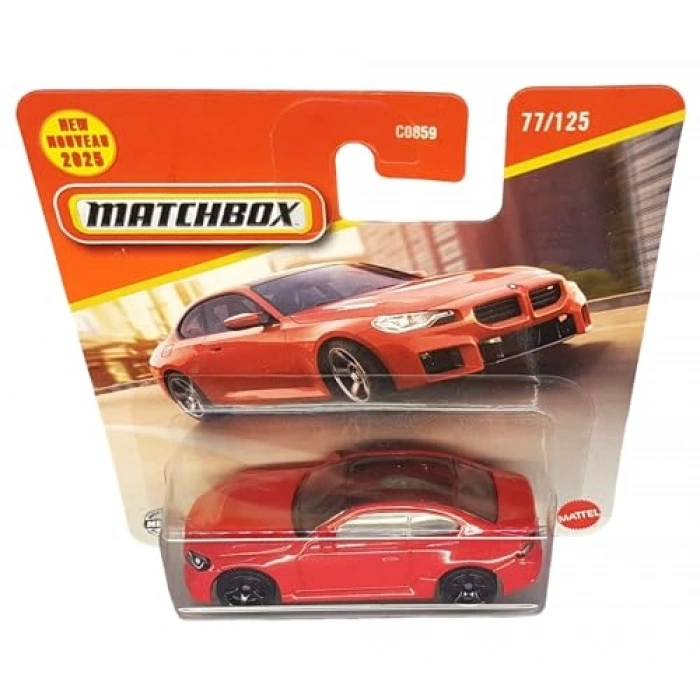 Kırmızı Metalik BMW M2 Model Araba, 1:64 Ölçek