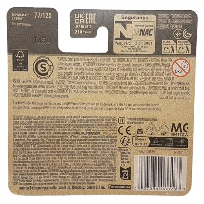 Kırmızı Metalik BMW M2 Model Araba, 1:64 Ölçek