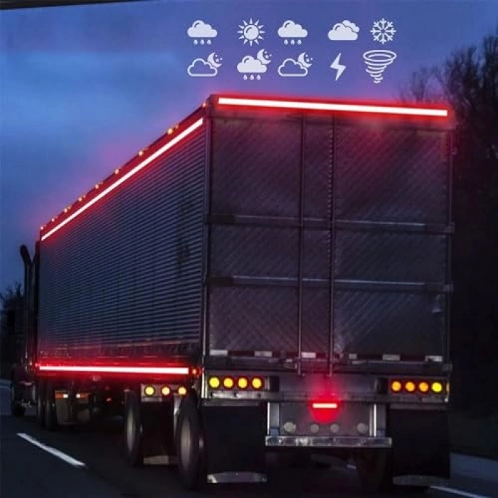 Kırmızı Reflektif Bant 7.5 cm 5 Metre İkaz Şeridi