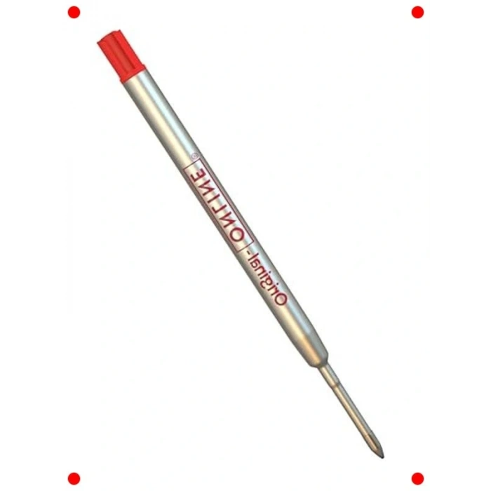 Kırmızı Renk Kalem Yedeği - Orta Uç