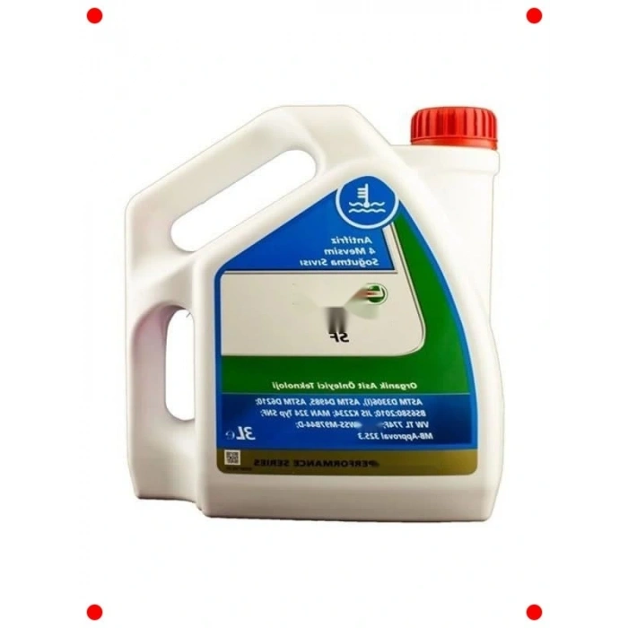 Kırmızı Renk Uzun Ömürlü Antifriz 3 Litre