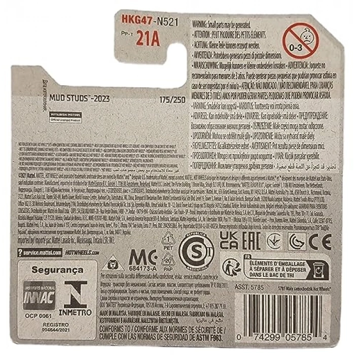 Kırmızı Renkli Mitsubishi Bajero Evolution Araç Modeli, Kısa Kart ile