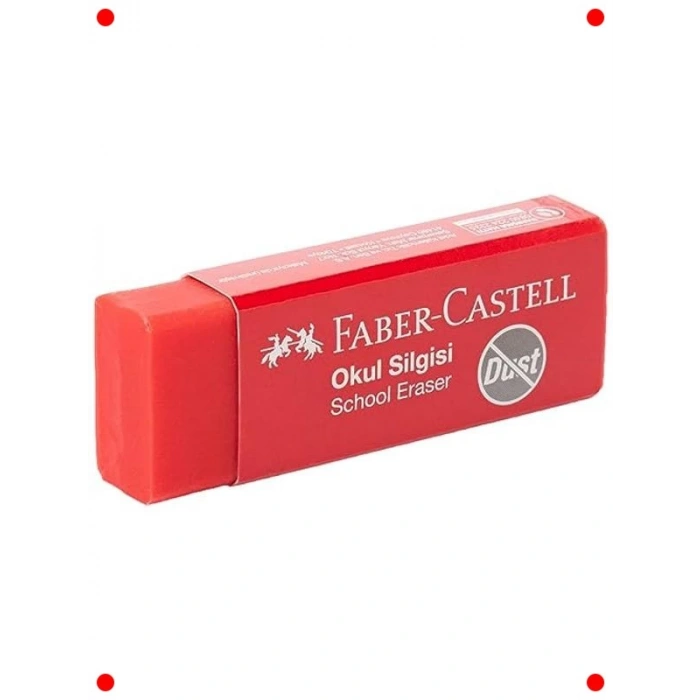 Kırmızı Silgi, 20 Adet, Kolay Silen, Yumuşak, Dayanıklı