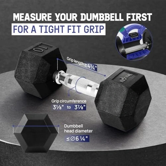 Kırmızı/Siyah Dambıl Antrenmanları İçin Kettle Grip Sap