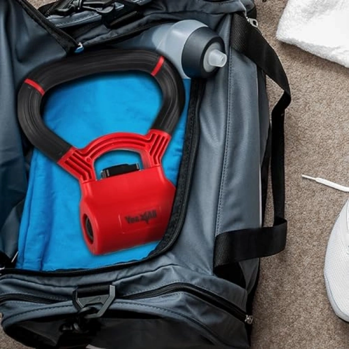 Kırmızı/Siyah Dambıl Antrenmanları İçin Kettle Grip Sap