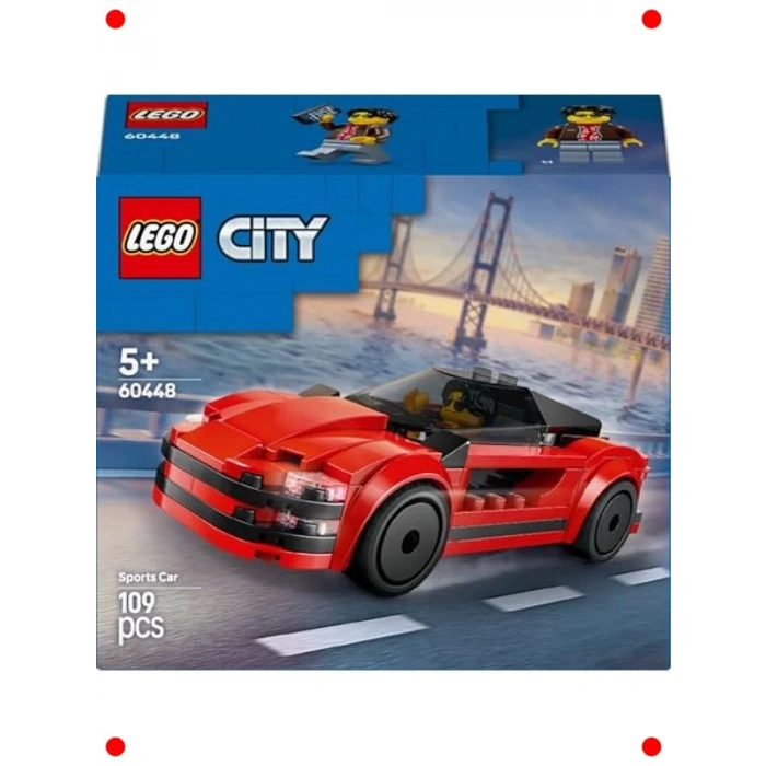 Kırmızı Spor Araba Yapım Seti (109 Parça)