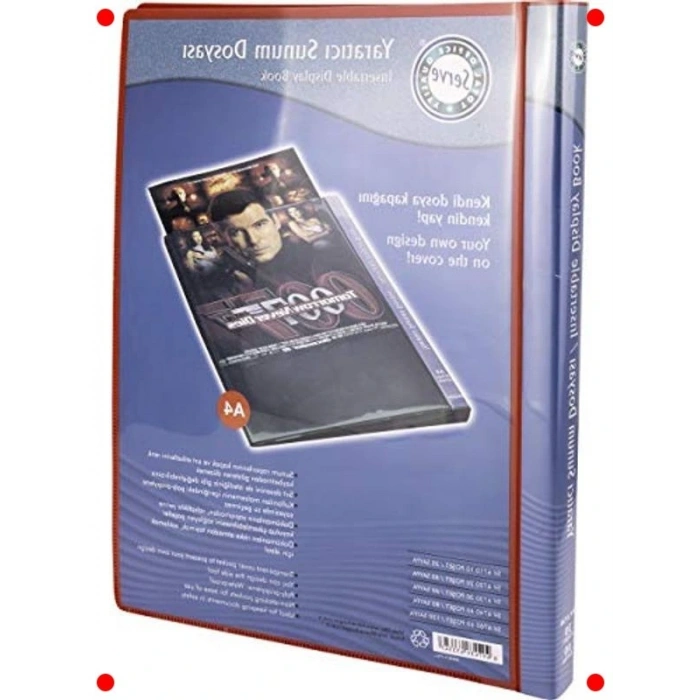 Kırmızı Sunum Dosyası - 30 Yapraklı