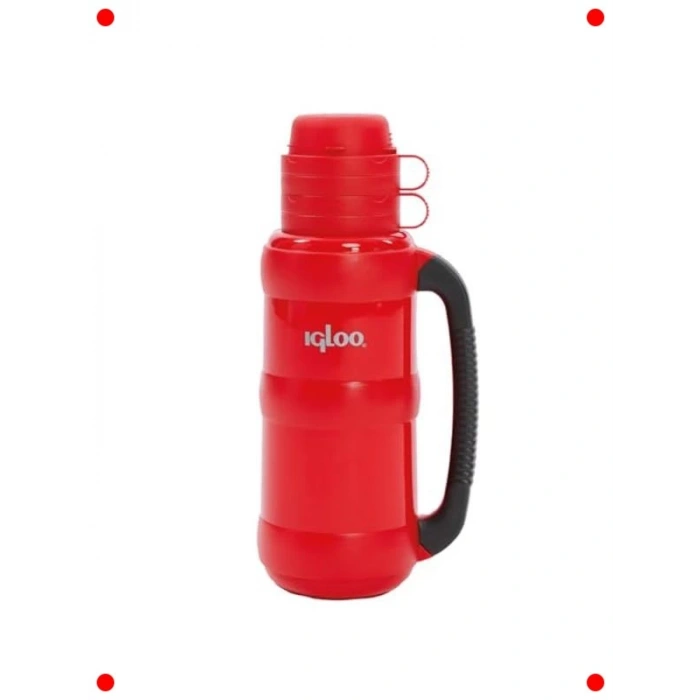 Kırmızı Termos 1 Litre – Sıcak/Soğuk İçecekler