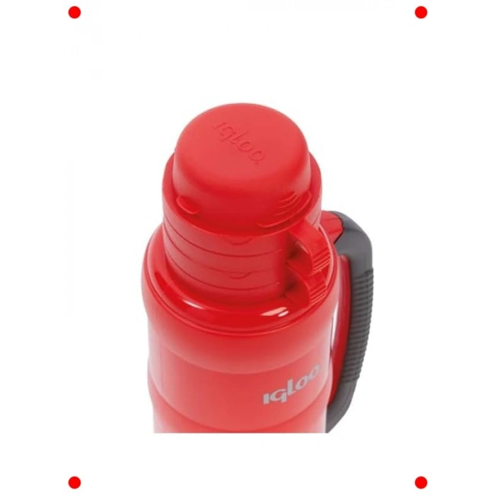 Kırmızı Termos 1 Litre – Sıcak/Soğuk İçecekler