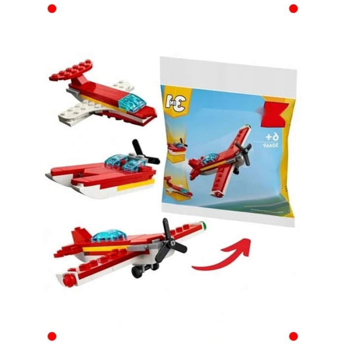 Kırmızı Uçak Yapım Seti