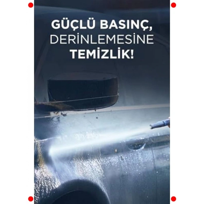 Kırmızı Yüksek Basınçlı Temizleme Makinesi 2000W 150 Bar
