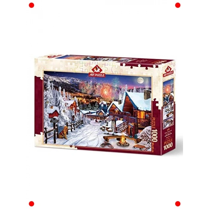 Kış Eğlencesi Temalı Yapboz - 1000 Parça