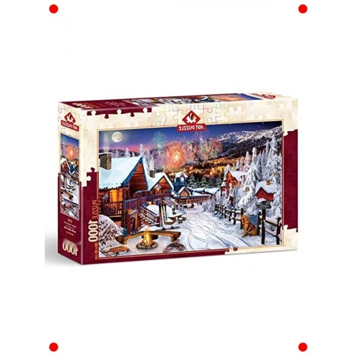 Kış Eğlencesi Temalı Yapboz - 1000 Parça