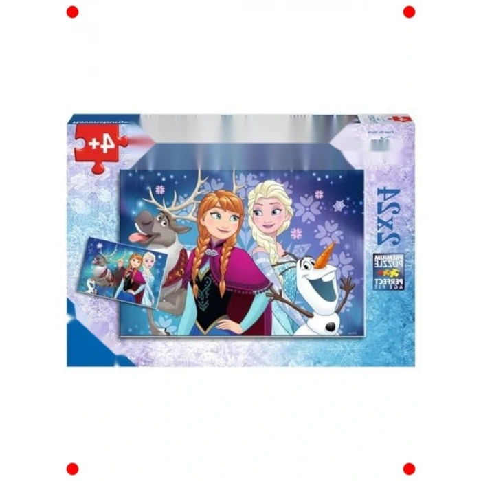 Kış Masalı Temalı 2li Çocuk Yapbozu - 24 Parça Set