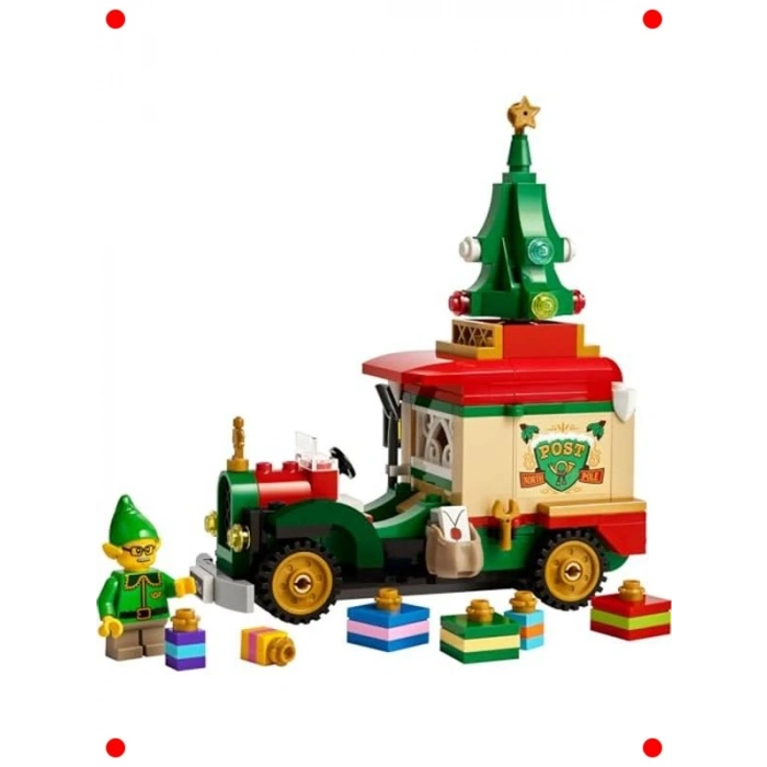 Kış Temalı Kamyon Yapım Seti - 224 Parça