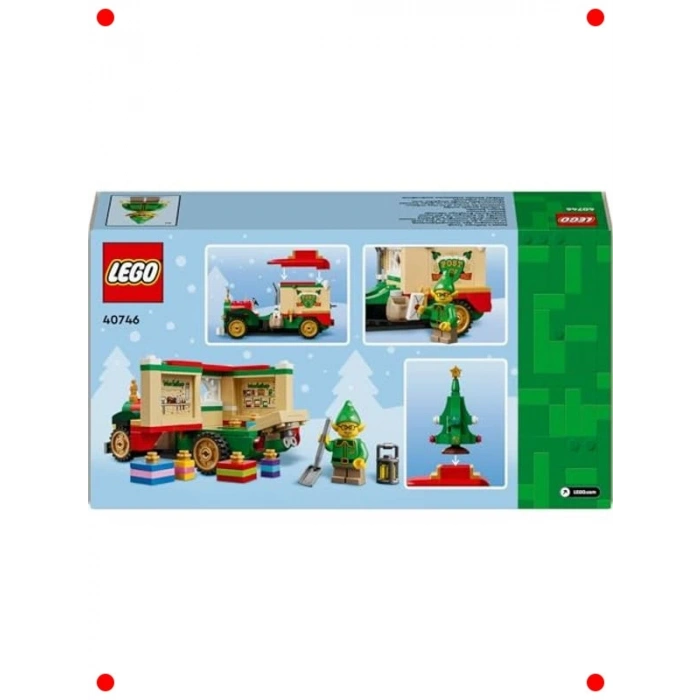 Kış Temalı Kamyon Yapım Seti - 224 Parça