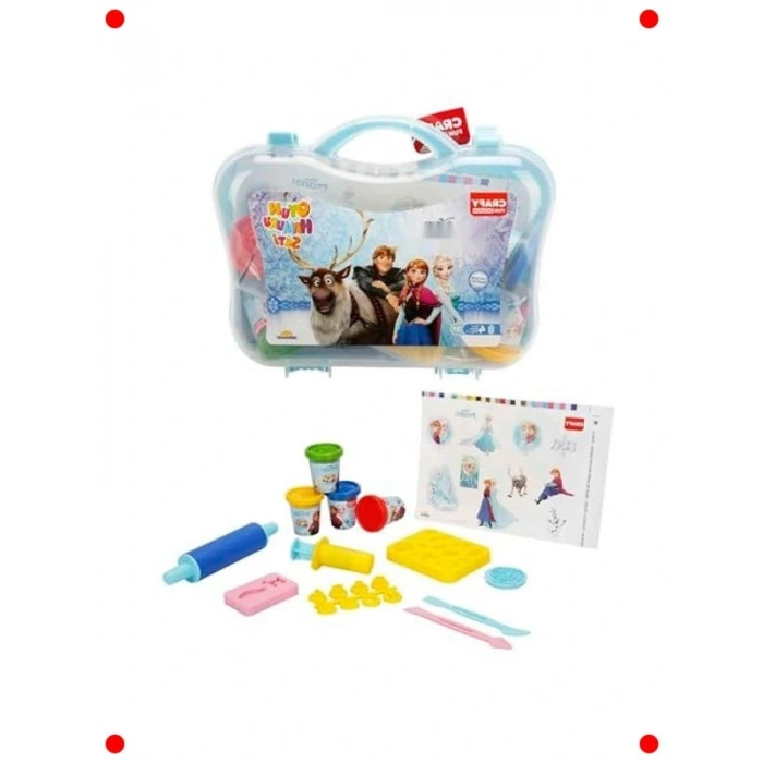 Kış Temalı Oyun Hamuru Seti - 20 Parça ve Kalıplar