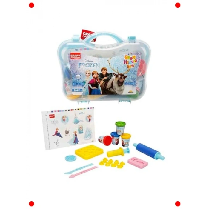 Kış Temalı Oyun Hamuru Seti - 20 Parça ve Kalıplar