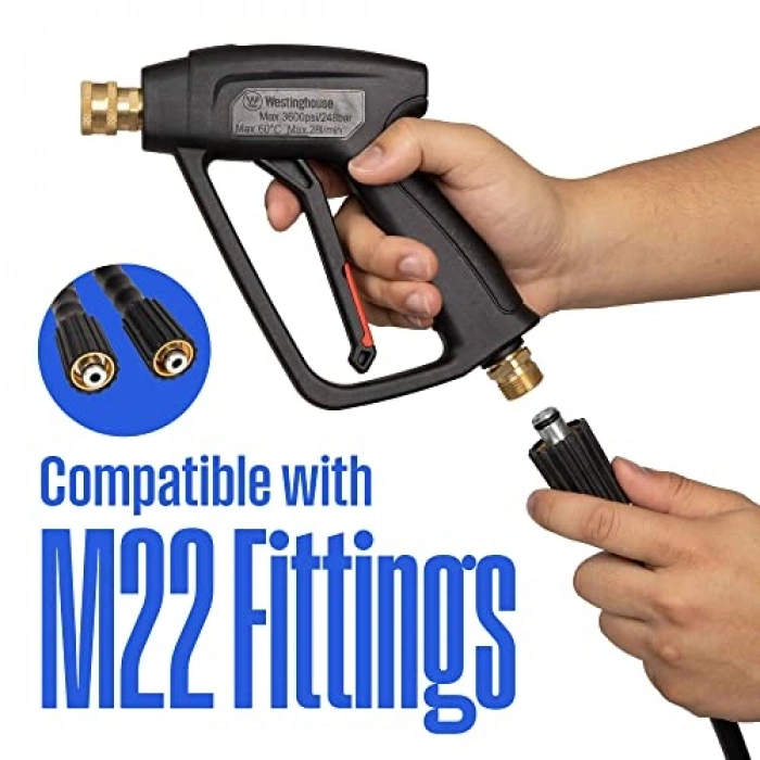 Kısa Basınçlı Yıkama Tabancası, 3600 PSI Güç ile Uyumlu
